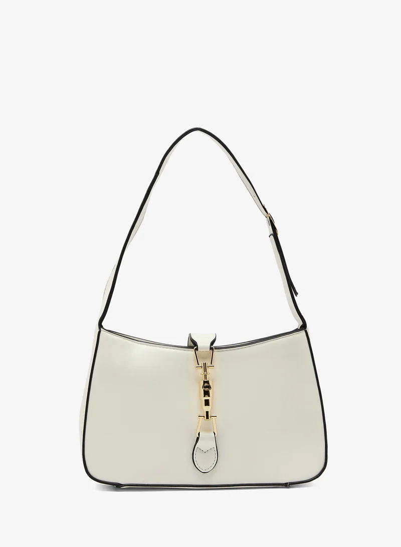 ELLA Classic Shoulder Bag With Gold Accent